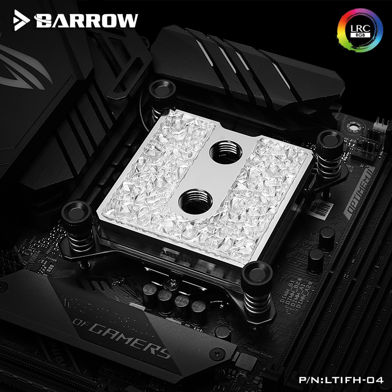 ò Barrow Icicle series jetting type micro waterway CPU block (Brass Edition) for Intel platform