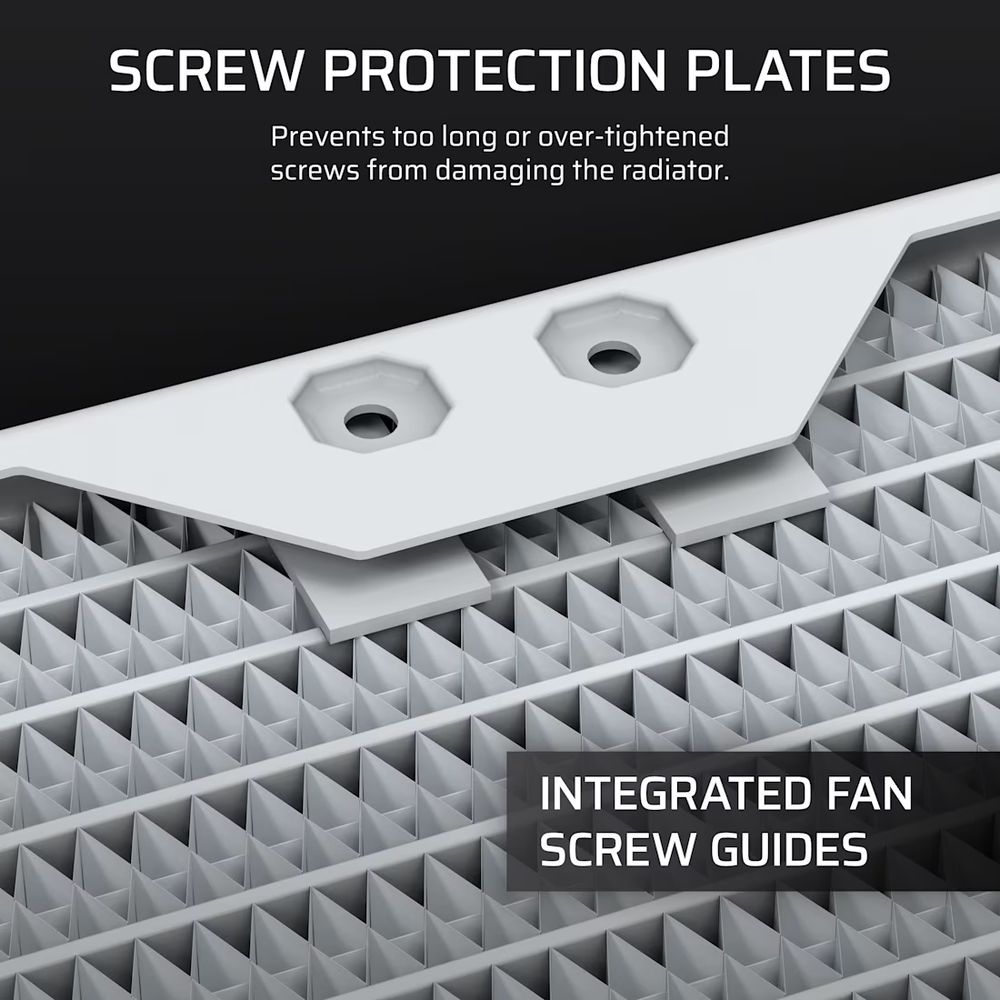 ��CORSAIR����������䥹�ڥ���륻���� 12/12��1/12���� CORSAIR Hydro X Series XR5 360 V2 Custom Cooling Radiator - White