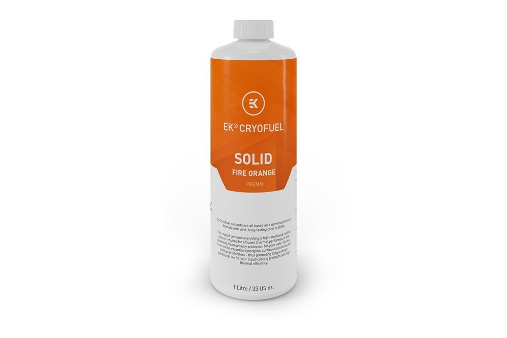 EK WaterBlocks EK-CryoFuel Solid Fire Orange (Premix 1000mL)