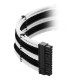 CableMod Classic ModMesh C-Series Cable Kit for Corsair RMi & RMx - BLACK / WHITE (CM-CSR-CKIT-NKKW-R)
