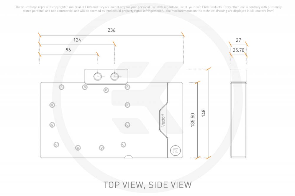 【取寄せ商品：要納期確認】 EK WaterBlocks EK-Quantum Vector2 FE RTX 4090 D-RGB - Nickel  + Acetal-OLIOSPEC