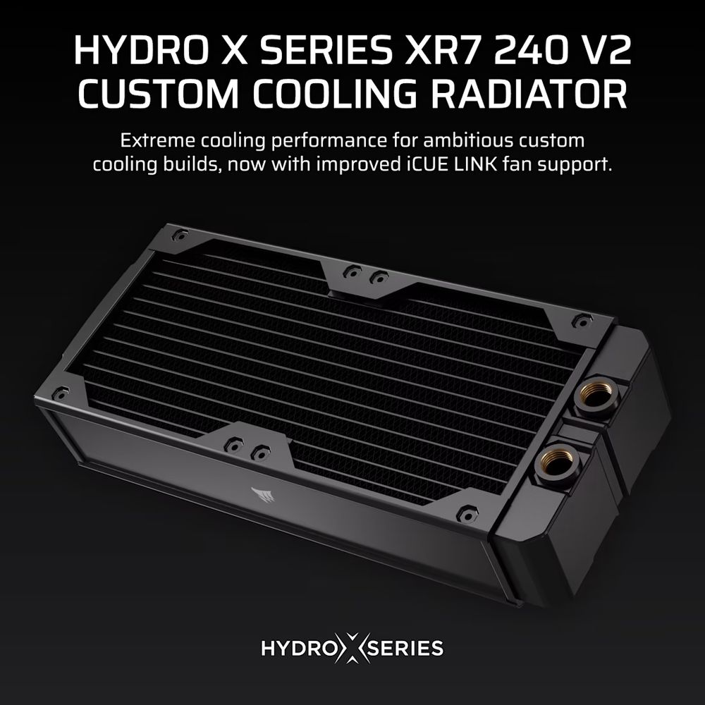��CORSAIR����������䥹�ڥ���륻���� 12/12��1/12���� CORSAIR Hydro X Series XR7 240 V2 Custom Cooling Radiator