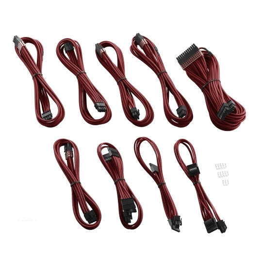 CableMod PRO ModMesh C-Series AXi, HXi & RM Cable Kit - BLOOD RED (CM-PCSI-FKIT-NKBR-R)