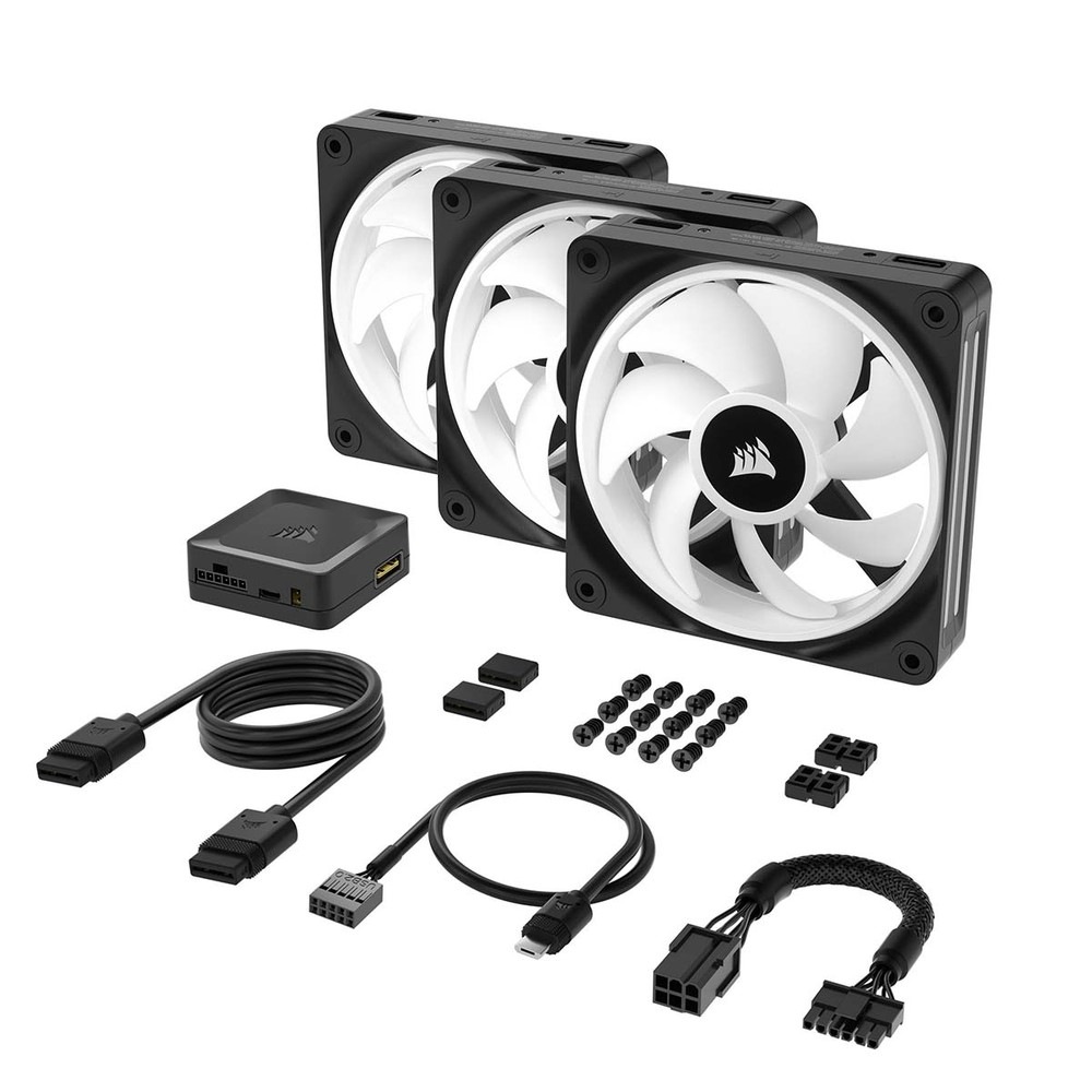 CORSAIR iCUE LINK QX120 RGB Starter Kit (�ե���3�ĥ��å�)