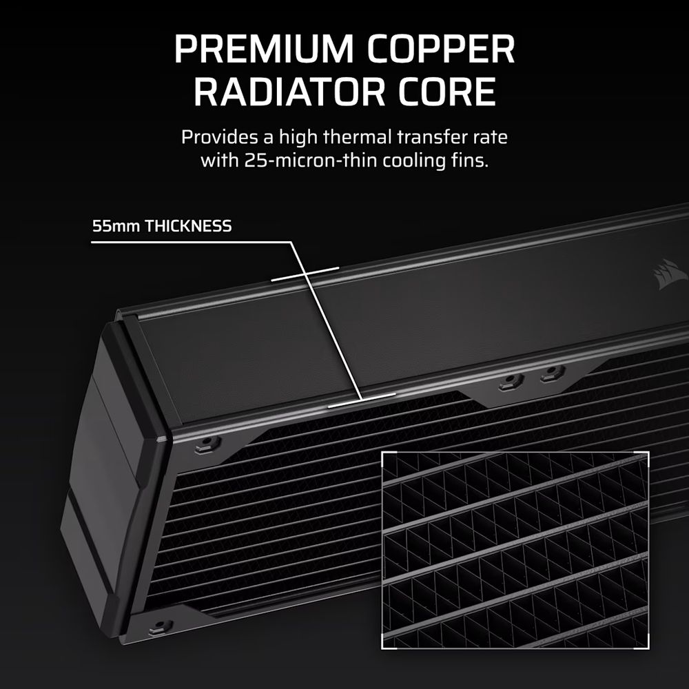 ��CORSAIR����������䥹�ڥ���륻���� 12/12��1/12���� CORSAIR Hydro X Series XR7 360 V2 Custom Cooling Radiator