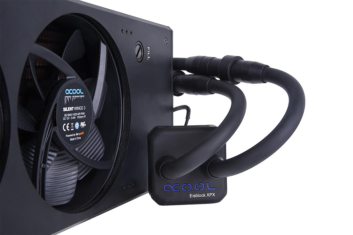 ACool Eisbaer Extreme liquid CPU cooler 280 - black edition