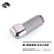 Bykski B-RD90-EXJ Fine 90 degree rotary extension elbow Cooling rotary joint for Blocks silver 30mm
