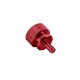 CableMod Anodized Aluminum Thumbscrews - UNC 6-32 - RED (CM-ATS-C632-10-R-R)