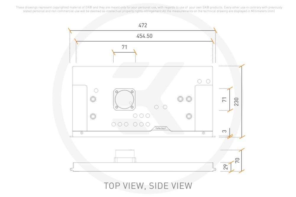 取寄せ商品：納期要確認】 EK WaterBlocks EK-Quantum Reflection2 PC