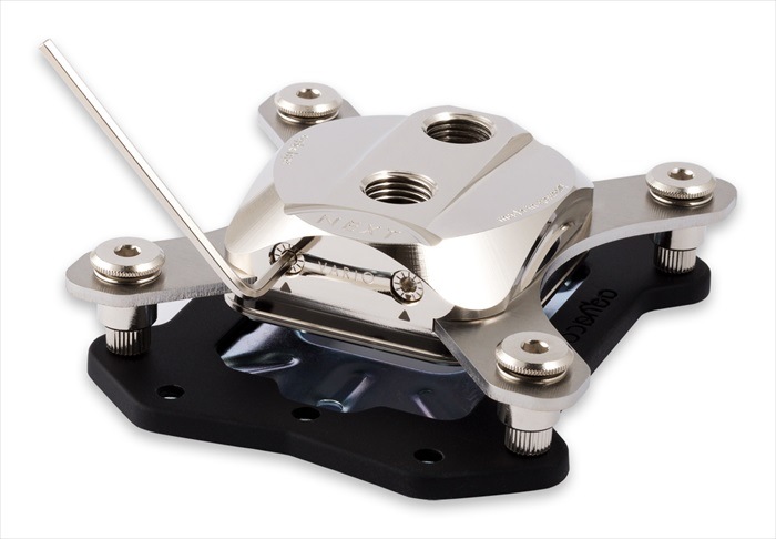 aquacomputer cuplex kryos NEXT VARIO with VISION 1156/1155/1151/1150, nickel/nickel