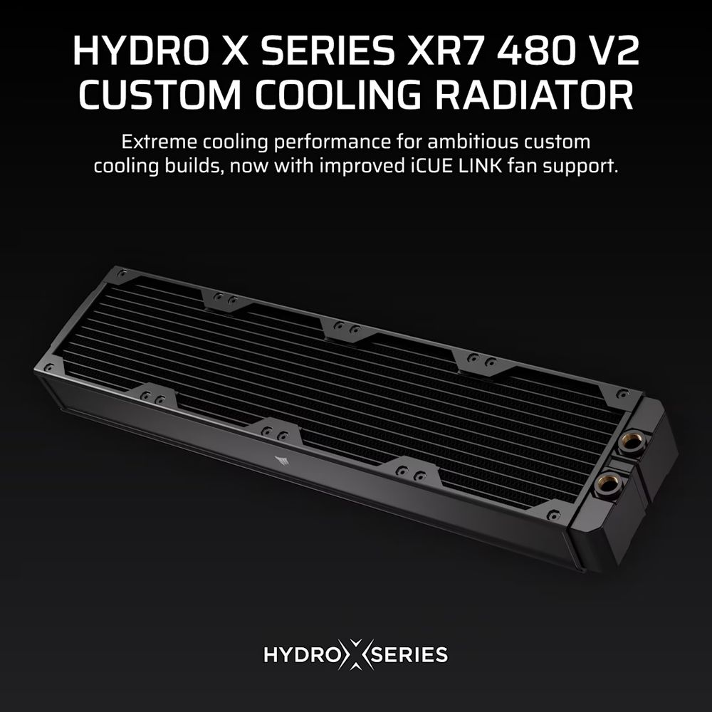 ��CORSAIR����������䥹�ڥ���륻���� 12/12��1/12���� CORSAIR Hydro X Series XR7 480 V2 Custom Cooling Radiator