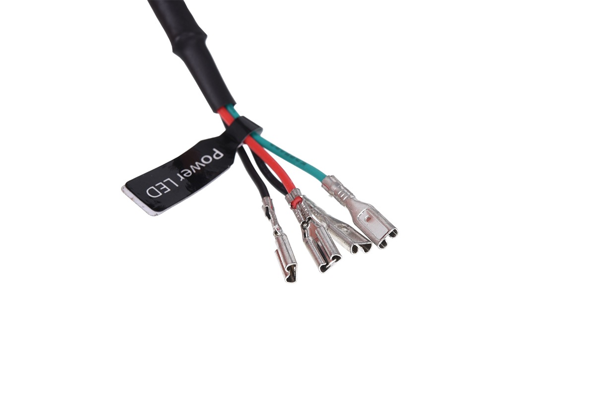 Alphacool Powerbutton with pushbutton 19mm blue lighting deep black