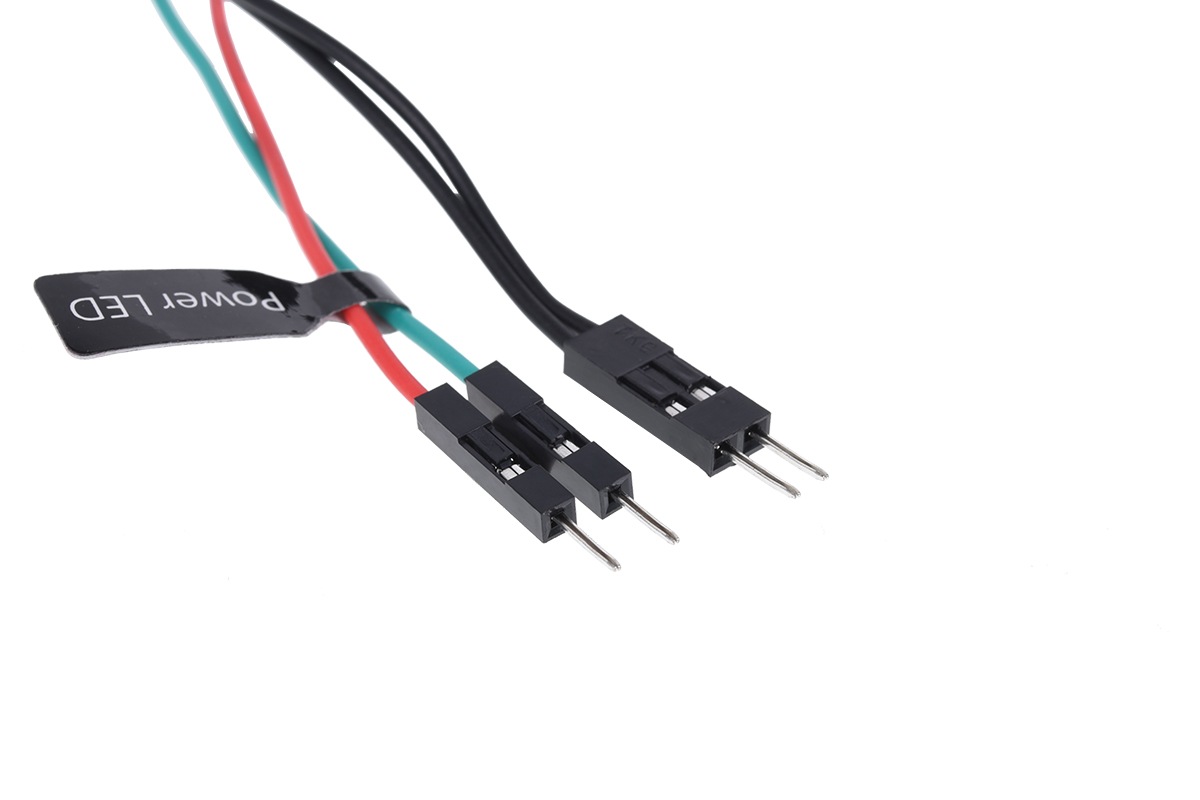 Alphacool Powerbutton with pushbutton 19mm blue lighting deep black