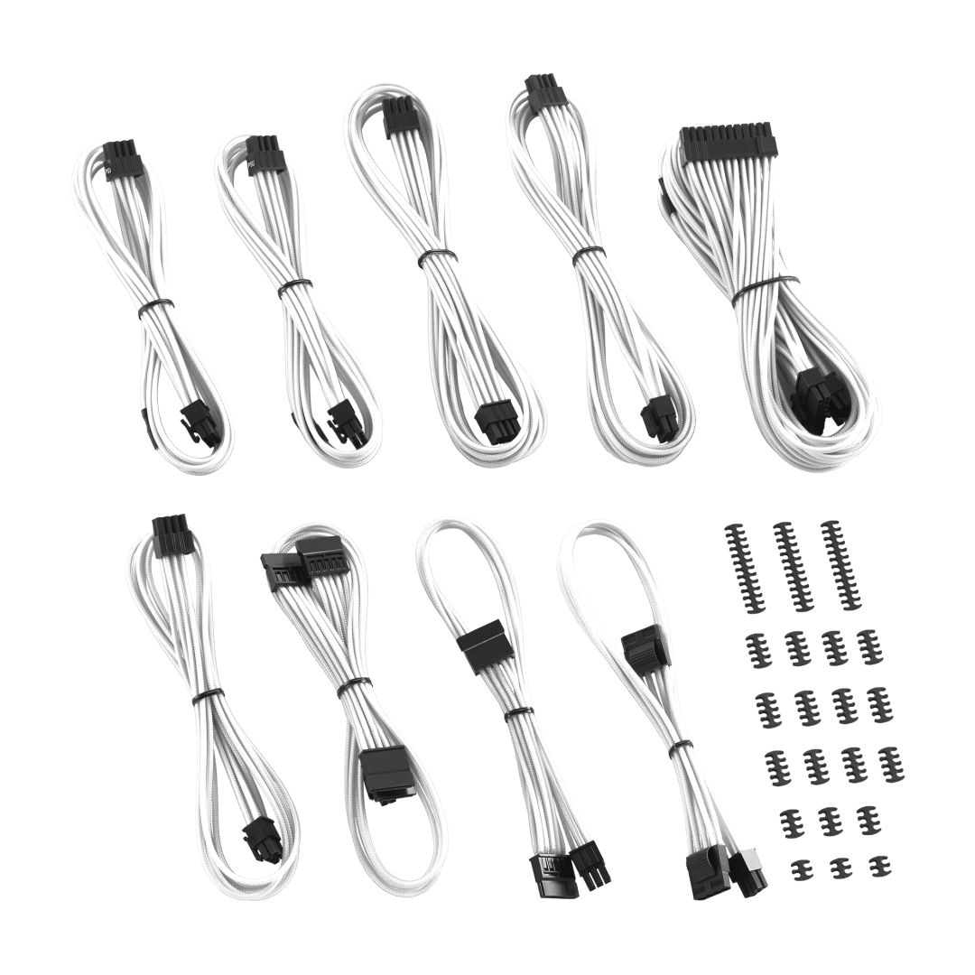 CableMod Classic ModMesh RT-Series Cable Kit for ASUS ROG Thor - WHITE (CM-RTS-CKIT-NKW-R)