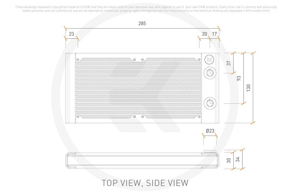 EK WaterBlocks EK-Quantum Surface S240 - Black Edition
