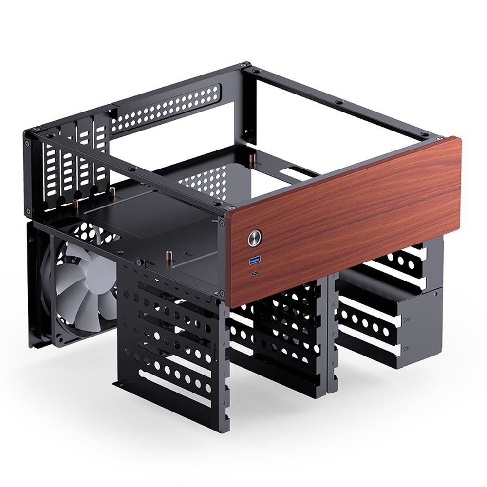 Jonsbo N4 (Black) MicroATX NAS 向けPCケース Amazon.com: JONSBO N4 Black NAS Pc Case, Walnut Wood, 8