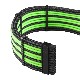 CableMod PRO ModMesh C-Series AXi, HXi & RM Cable Kit - BLACK / LIGHT GREEN (CM-PCSI-FKIT-NKKLG-R)