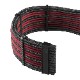 CableMod RT-Series PRO ModMesh Cable Kit for ASUS and Seasonic - BLACK / BLOOD RED (CM-PRTS-FKIT-NKKBR-R)