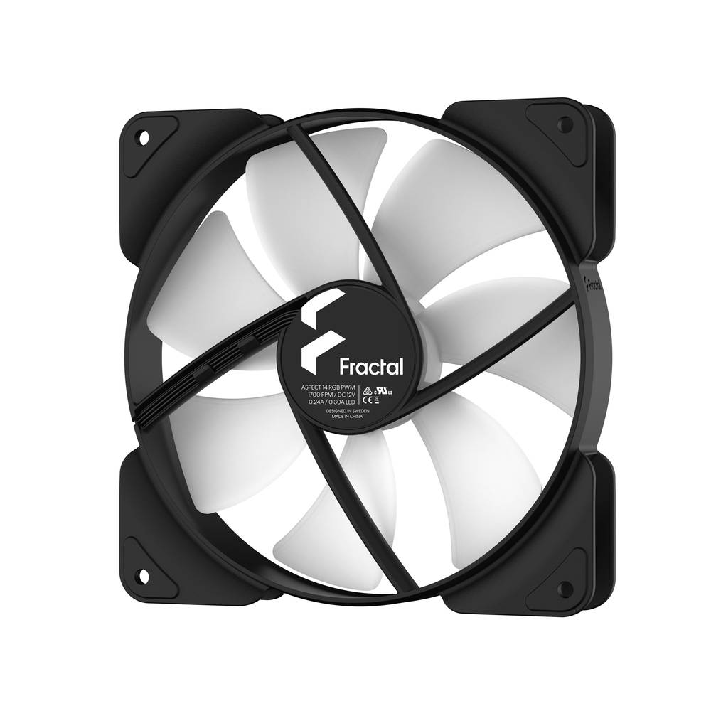 Fractal Design Aspect 14 RGB PWM Black Frame 3-Pack