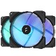 Fractal Design Aspect 14 RGB PWM Black Frame 3-Pack