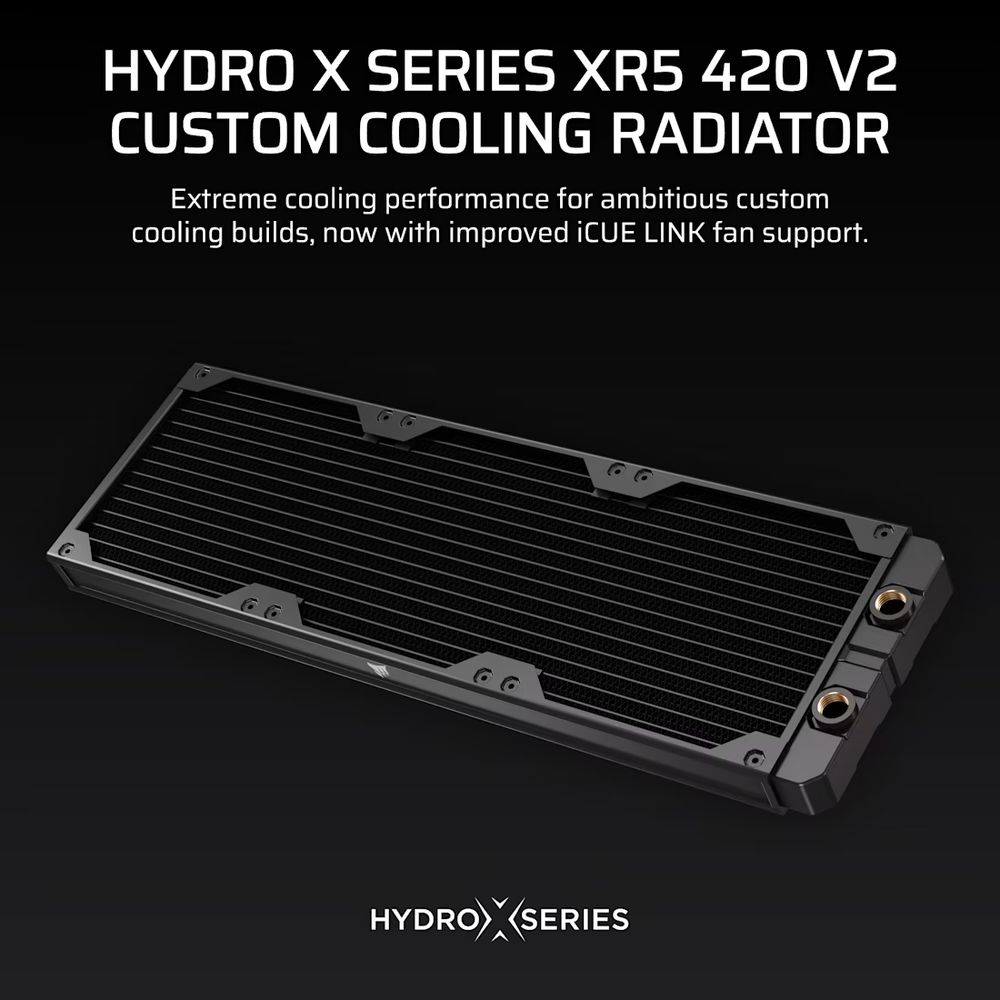 ��CORSAIR����������䥹�ڥ���륻���� 12/12��1/12���� CORSAIR Hydro X Series XR5 420 V2 Custom Cooling Radiator