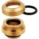 CORSAIR Hydro X Series XF Hardline 12mm OD Fitting Four Pack - Gold
