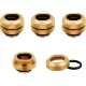 CORSAIR Hydro X Series XF Hardline 12mm OD Fitting Four Pack - Gold