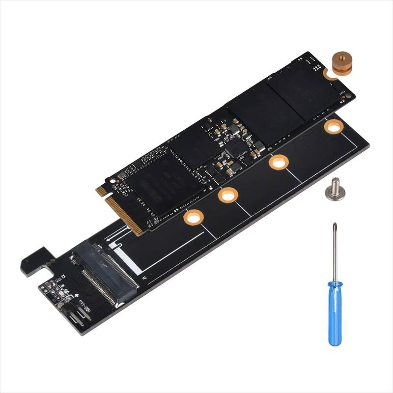 SilverStone ECM25 M.2 NVMe SSD-PCIe x4 1Uアダプタ | PCパーツ