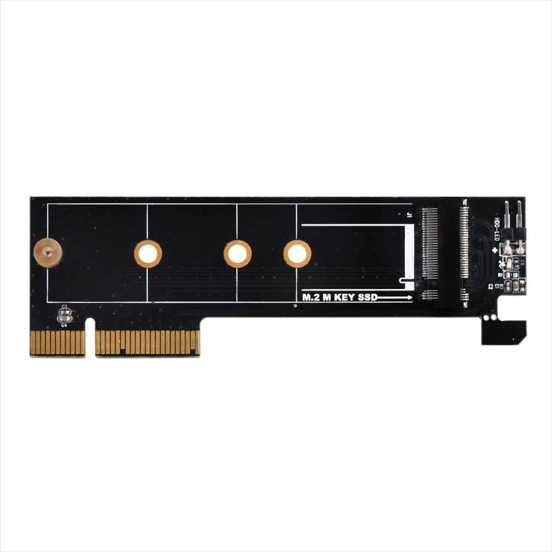 SilverStone ECM25 M.2 NVMe SSD-PCIe x4 1Uアダプタ | PCパーツ