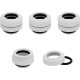 CORSAIR Hydro X Series XF Hardline 12mm OD Fitting Four Pack - White