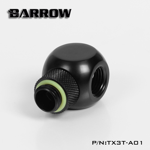 BARROW Rotary Metalic Cube Tee - 3Way Black