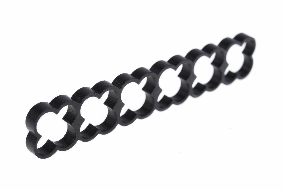 ACool Eiskamm Alu X24 - 4mm black - 2 pcs