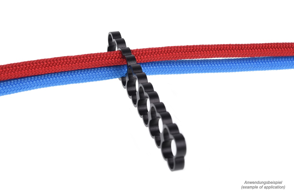 ACool Eiskamm Alu X24 - 4mm black - 2 pcs