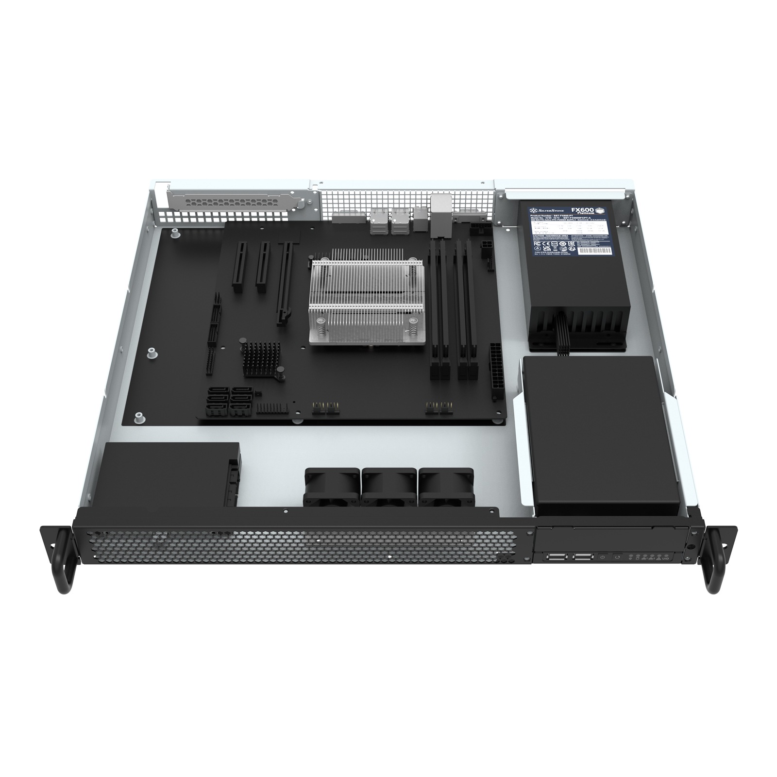 �ڼ�󤻾��ʡ���Ǽ����ǧ�� SilverStone RM100 1U��å��ޥ���ȥ����С�������