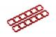 ACool Eiskamm Alu X24 - 4mm red - 2 pcs