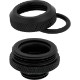 CORSAIR Hydro X Series XF Hardline 14mm OD Fitting Four Pack - Black
