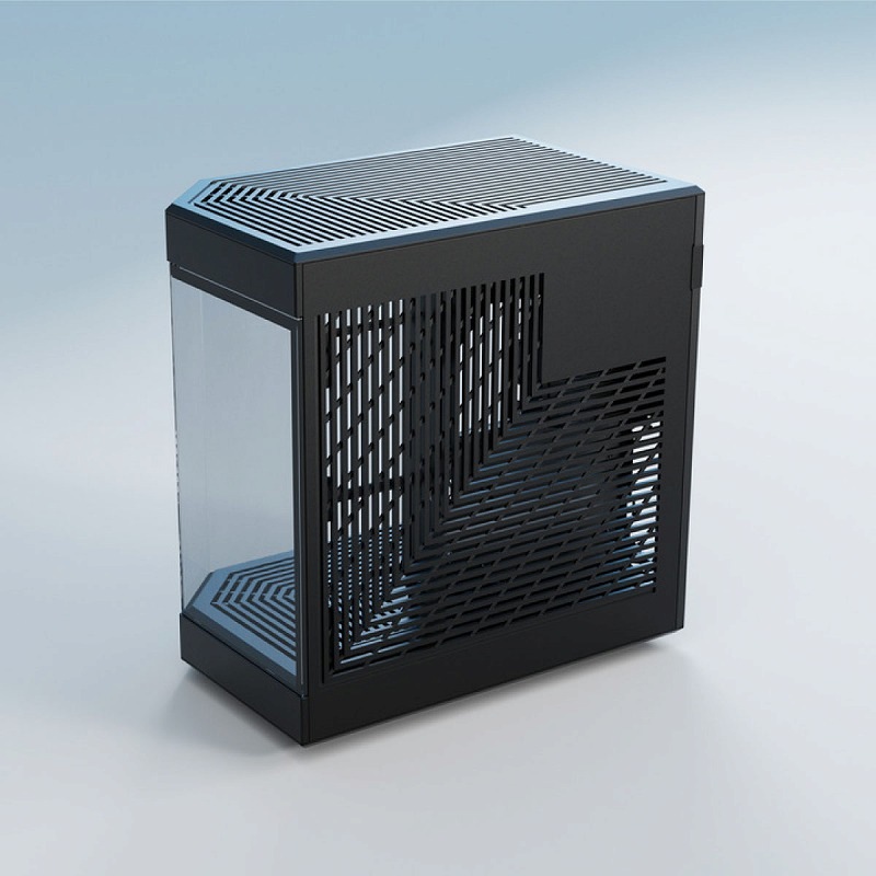 HYTE Y60 Black PCケース Premium Mid-Tower ATX PC Case - Pitch Black | HYTE