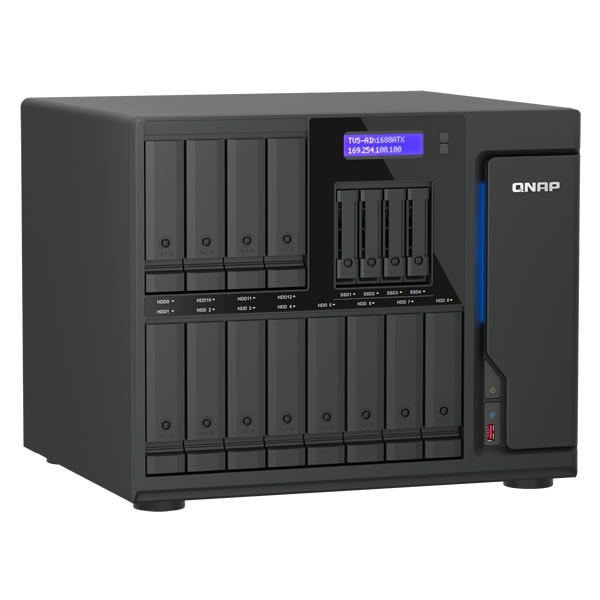 QNAP TVS-AIh1688ATX-U7-32G ��¢Intel Arc����ե��å��� 2.5����� 4 �� 3.5����� 12����ܲ�ǽ