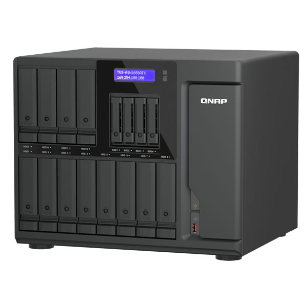 QNAP TVS-AIh1688ATX-U7-32G ��¢Intel Arc����ե��å��� 2.5����� 4 �� 3.5����� 12����ܲ�ǽ