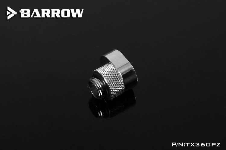 BARROW G1/4' 360��rotation offset adapter Shiny silver