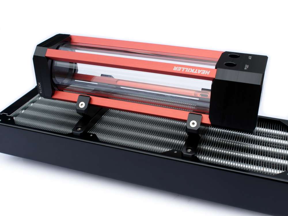 Watercool HEATKILLER Tube - 120mm fan adapter (pair)