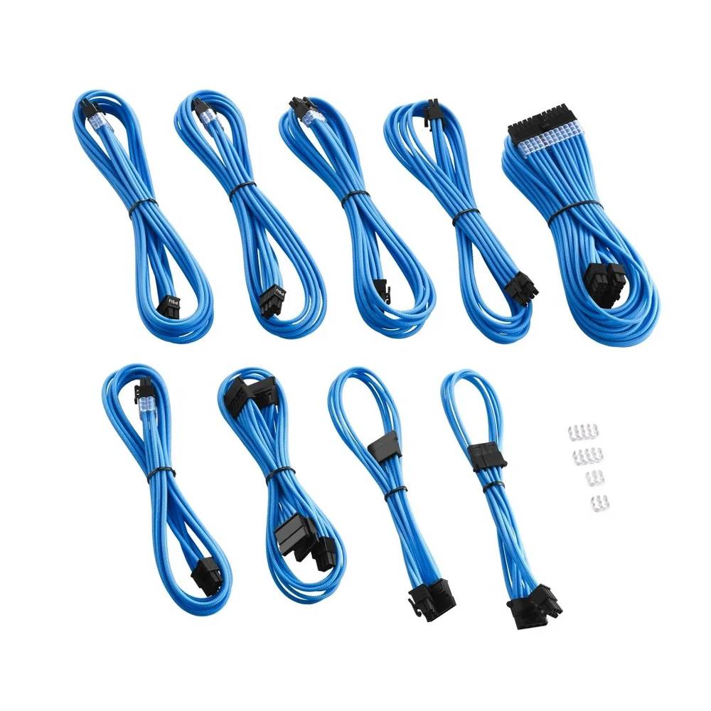 CableMod RT-Series PRO ModMesh Cable Kit for ASUS and Seasonic - LIGHT BLUE (CM-PRTS-FKIT-NKLB-R)