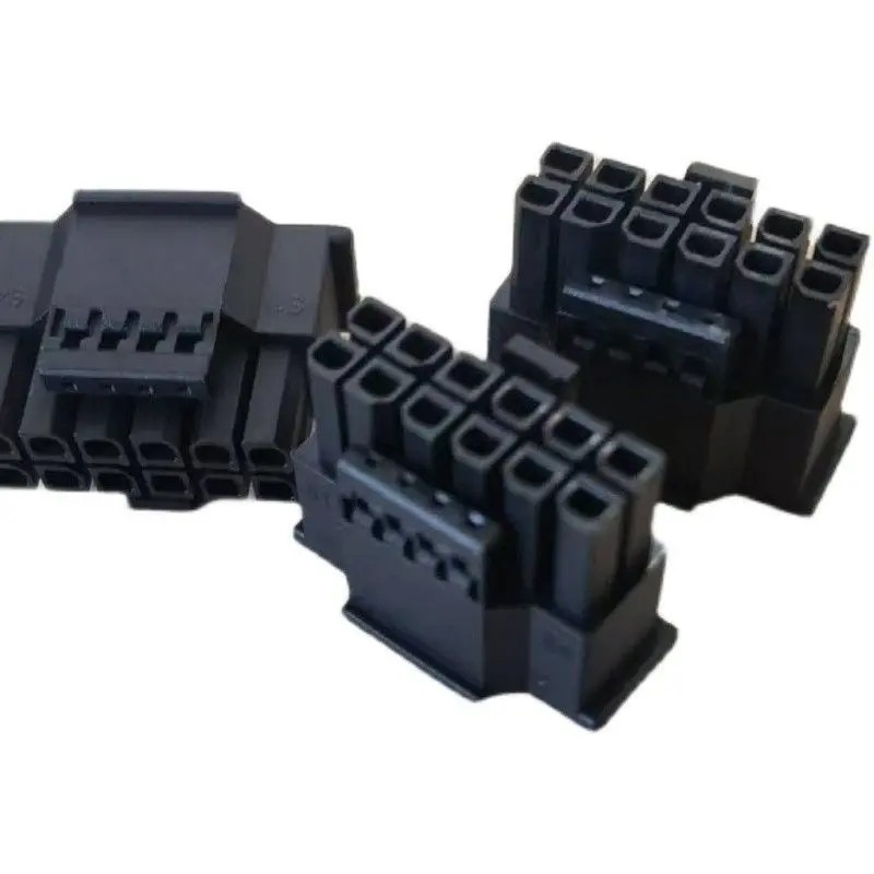 ModDIY ATX 3.0 PCIe Gen 5 12VHPWR MicroFit 3.0 16 Pin Power Connector Black