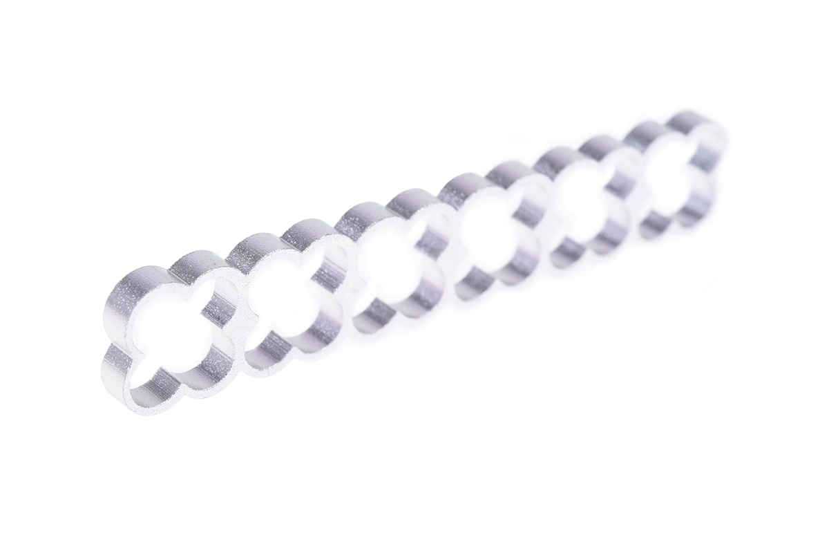 ACool Eiskamm Alu X24 - 4mm silver - 2 pcs