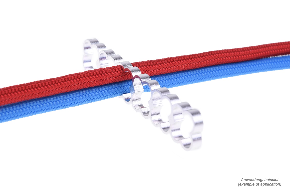 ACool Eiskamm Alu X24 - 4mm silver - 2 pcs