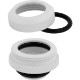 CORSAIR Hydro X Series XF Hardline 14mm OD Fitting Four Pack - White