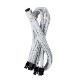 CableMod C-Series Pro ModMesh Sleeved 12VHPWR PCI-e Cable for Corsair - White (CM-PCSR-16P4-N60KW-5PW-R)