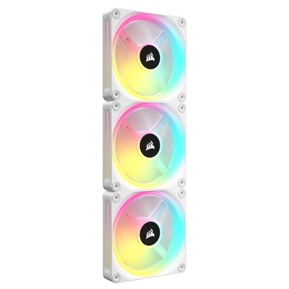Corsair QX120 RGB ホワイトファン 3基セット Amazon | CORSAIR iCUE LINK QX120 RGB スターターキット White