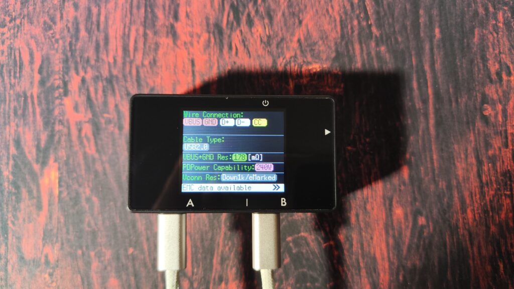 BitTradeOne USB CABLE CHECKER3