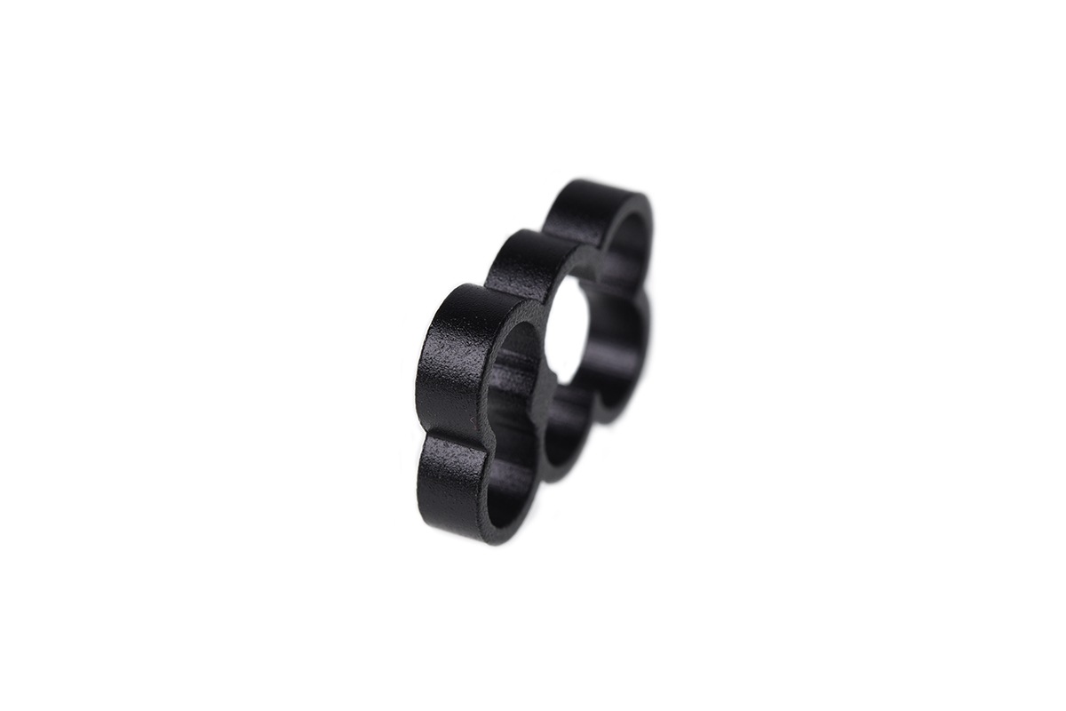 ACool Eiskamm Alu X6 - 4mm black - 4 pcs